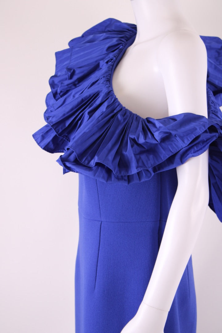 Rebecca Vallance Cora One Shoulder Dress Blue 16