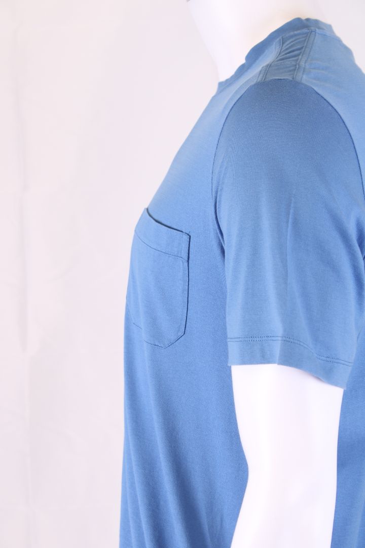 Hermes S/S Pocket T-Shirt Blue M