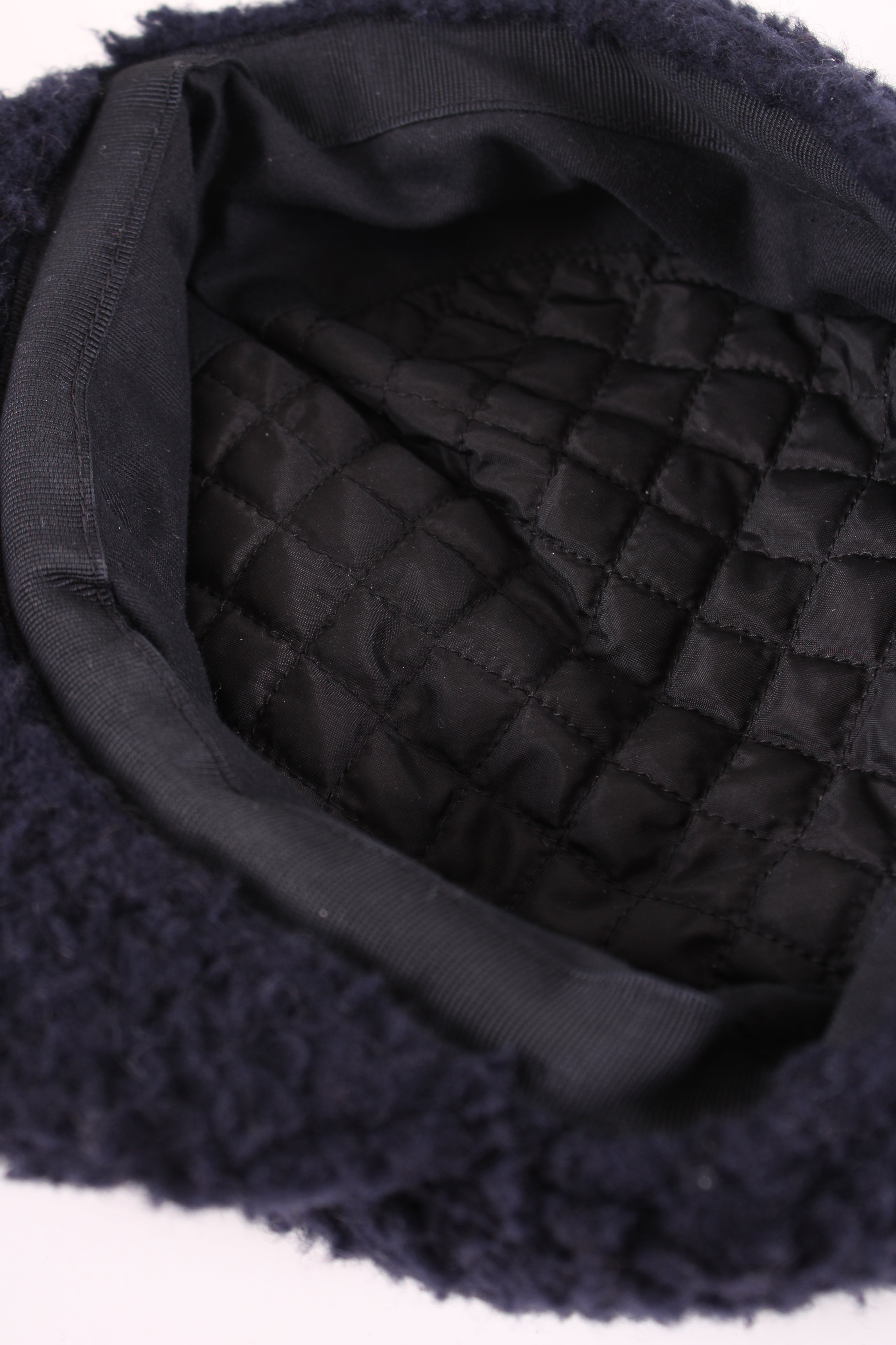 Chanel Teddy Coco Neige Hat Navy