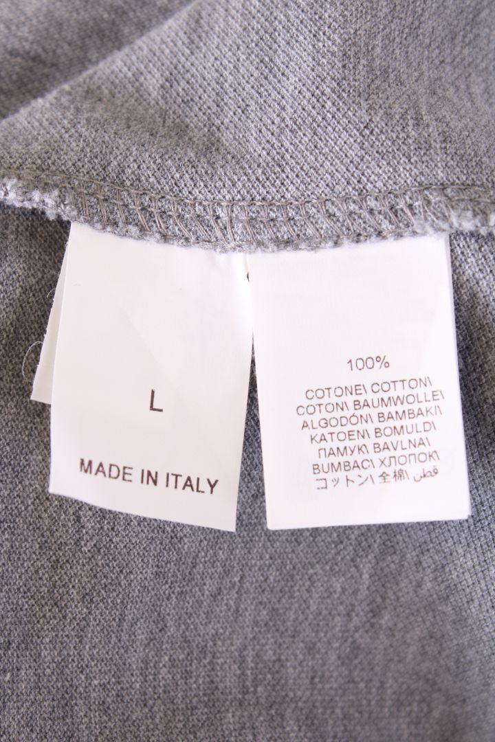 Brunello Cucinelli S/S Polo Top Grey L