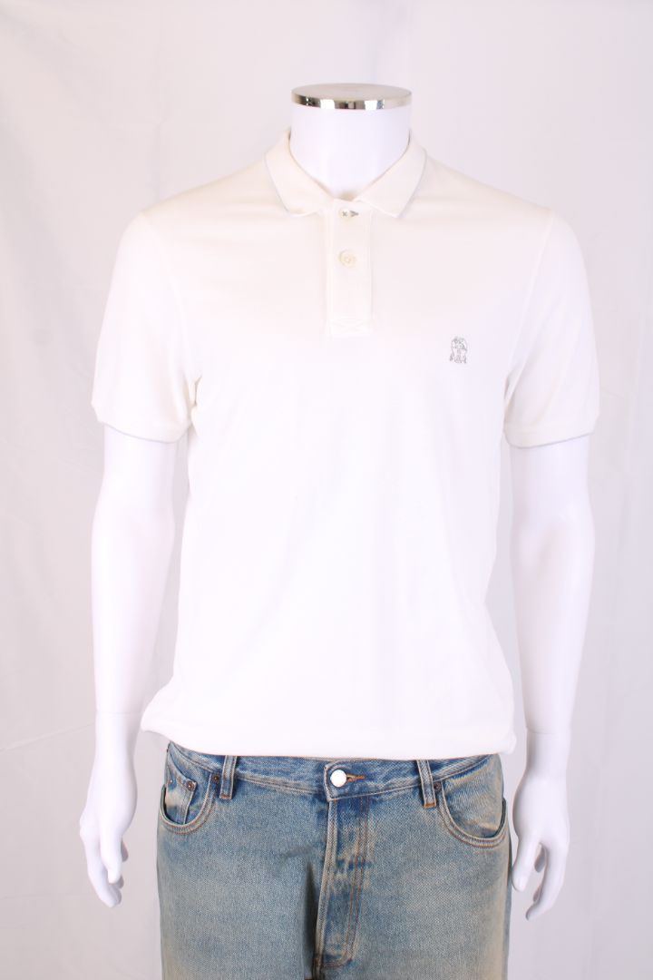 Brunello Cucinelli S/S Polo Top White M
