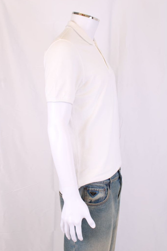 Brunello Cucinelli S/S Polo Top White M