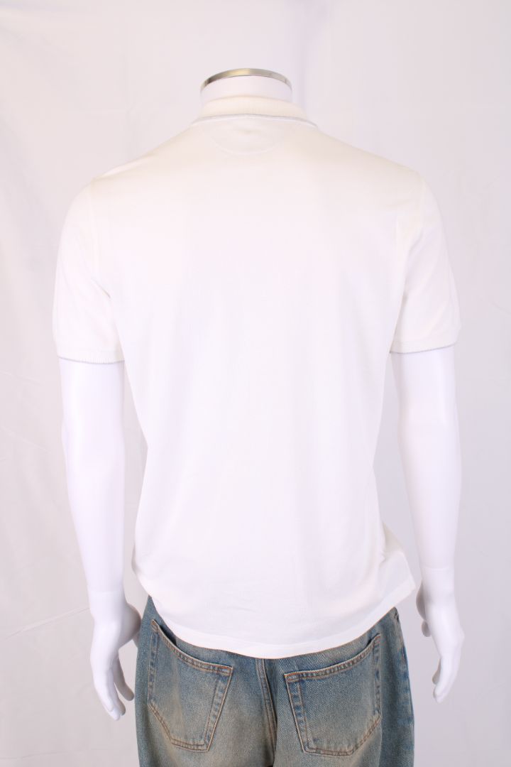 Brunello Cucinelli S/S Polo Top White L