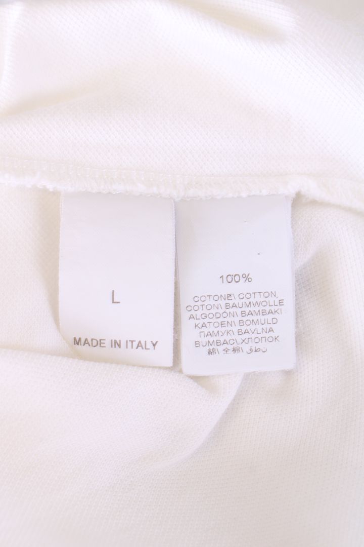 Brunello Cucinelli S/S Polo Top White L