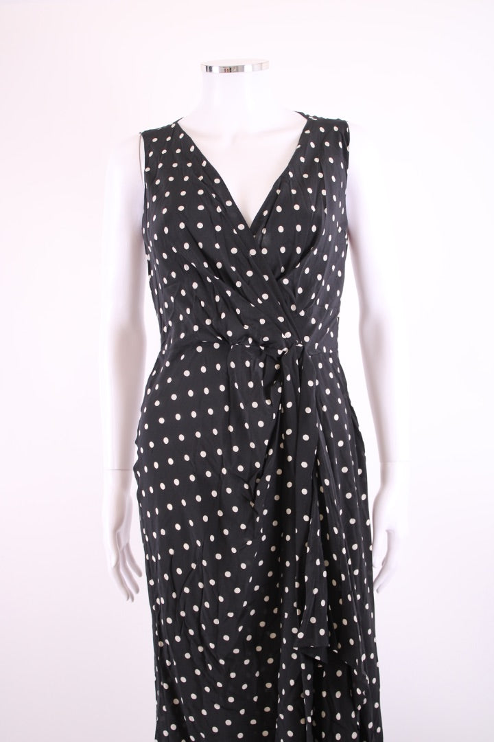 Moschino Cheap & Chic S/S Polka Dot Dress Black/ White 12