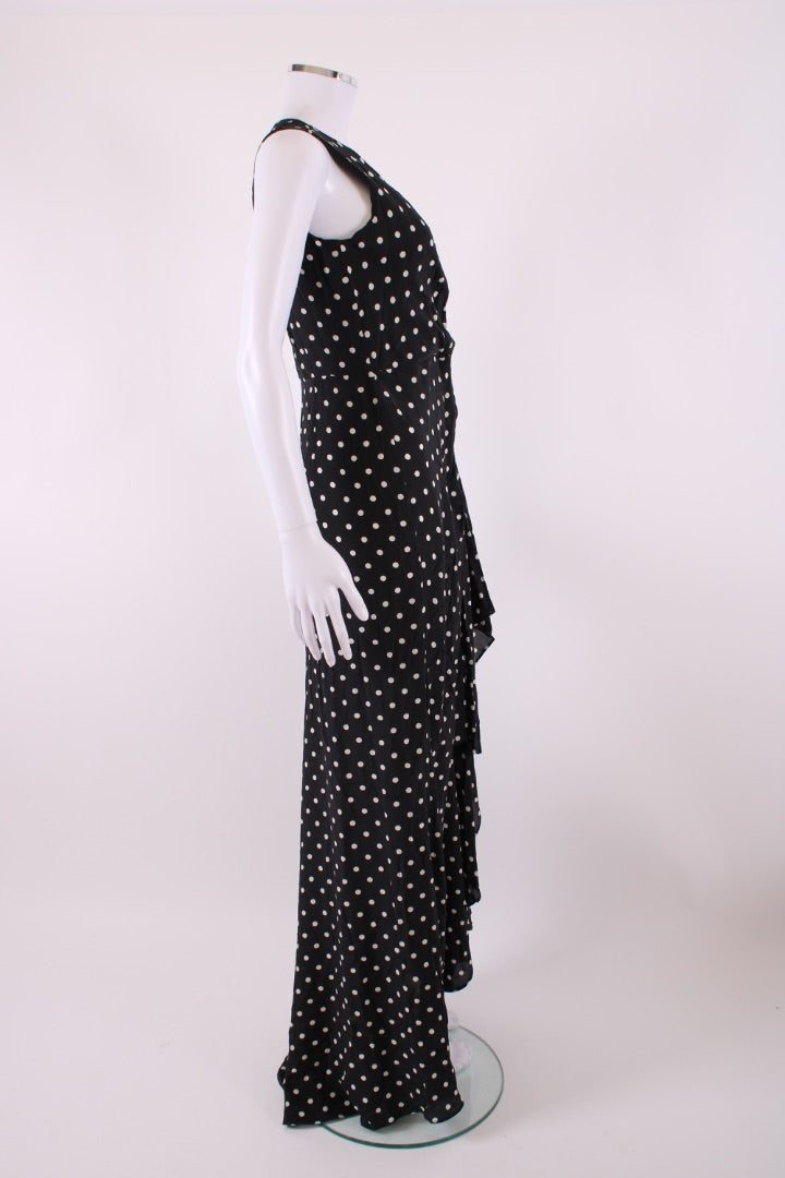 Moschino Cheap & Chic S/S Polka Dot Dress Black/ White 12