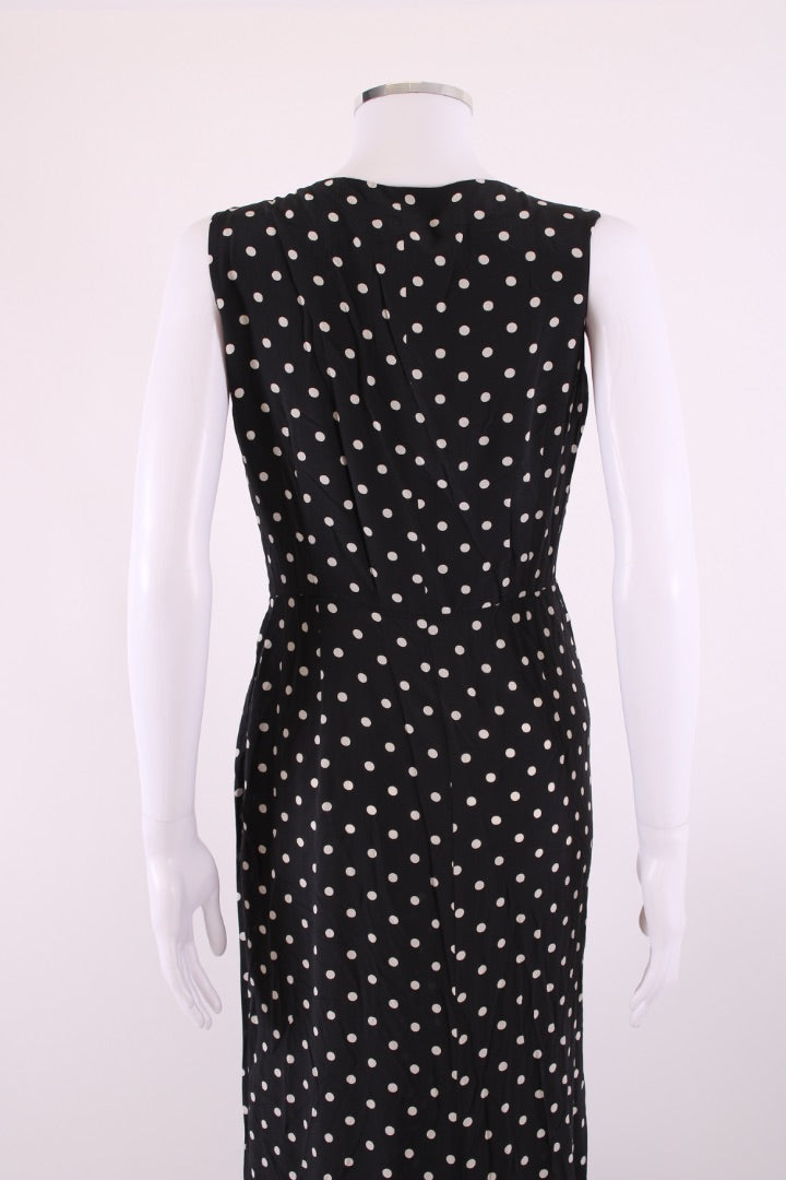 Moschino Cheap & Chic S/S Polka Dot Dress Black/ White 12