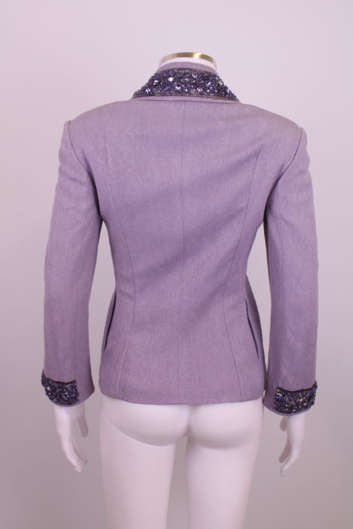 Dolce & Gabbana Beaded Jacket Lilac S