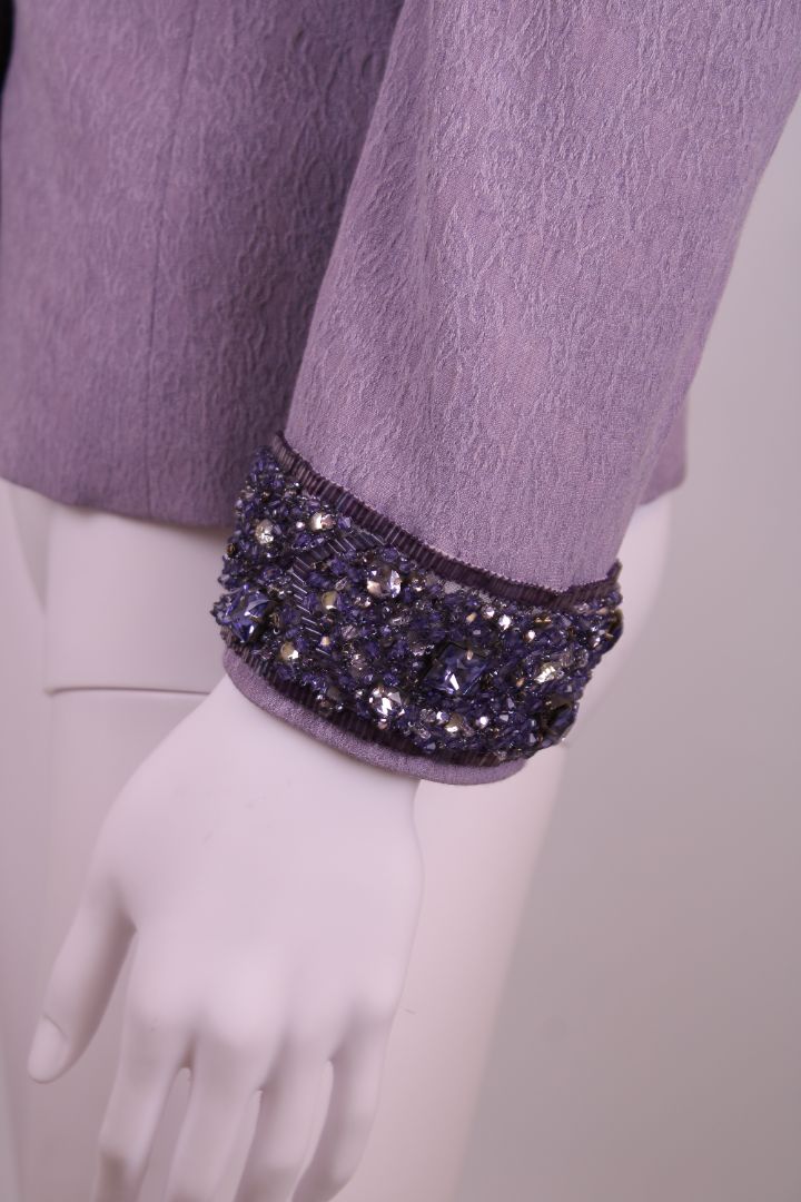 Dolce & Gabbana Beaded Jacket Lilac S