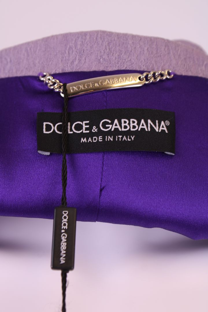Dolce & Gabbana Beaded Jacket Lilac S