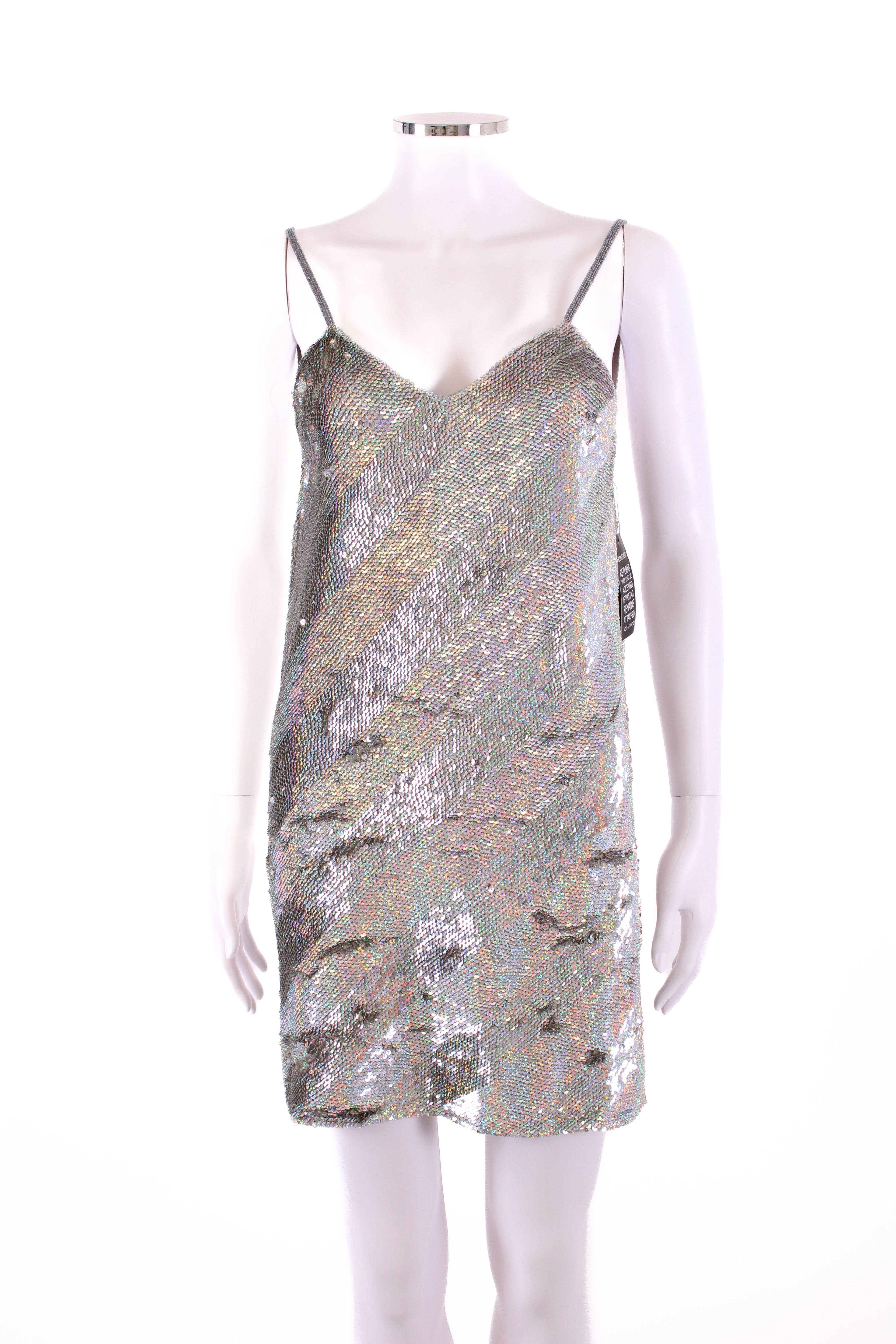 Ashish Dress Silver S