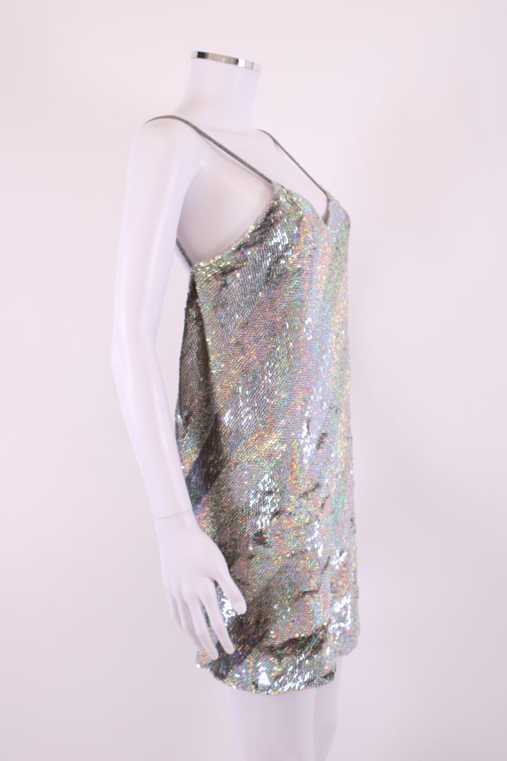 Ashish Dress Silver S
