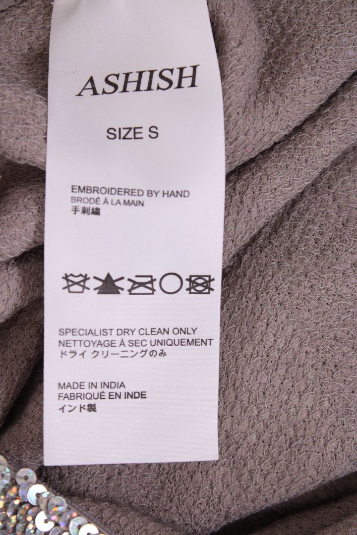 Ashish Dress Silver S