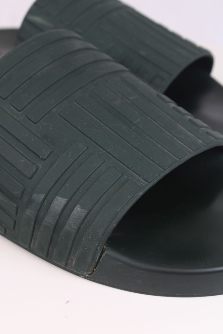 Bottega Veneta Sliders Green 10