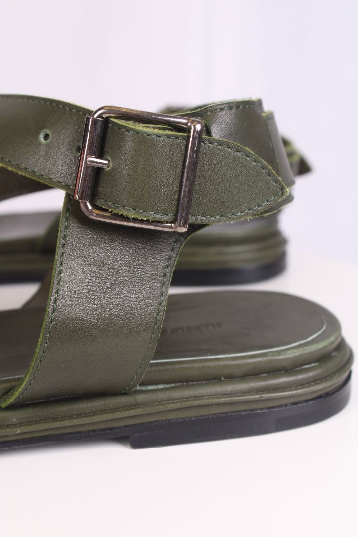 Manolo Blahnik Sandals Green 10