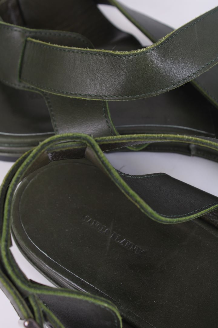 Manolo Blahnik Sandals Green 10