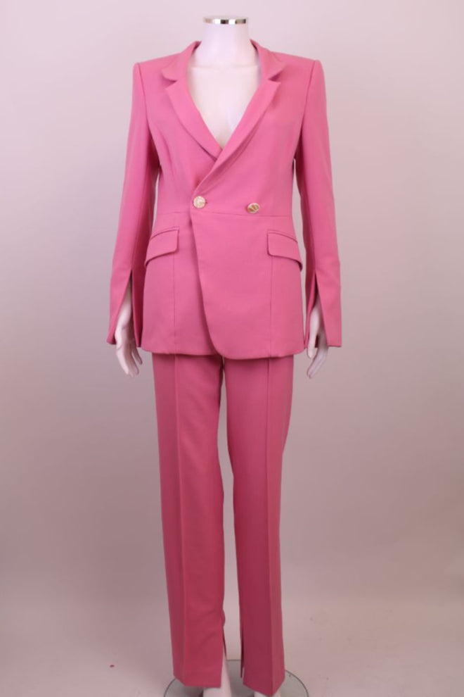 Rebecca Vallance Trouser Suit Pink 10