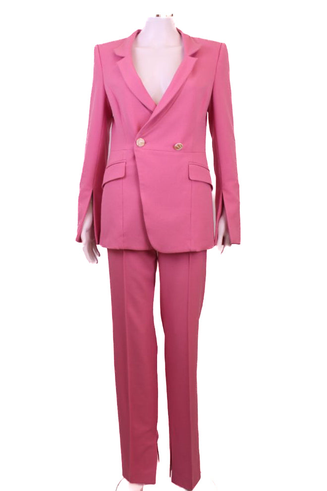 Rebecca Vallance Trouser Suit Pink 10