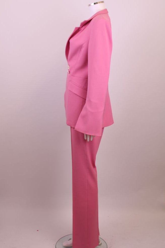 Rebecca Vallance Trouser Suit Pink 10