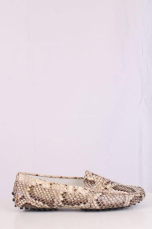 TODS Python loafers snake skin 39