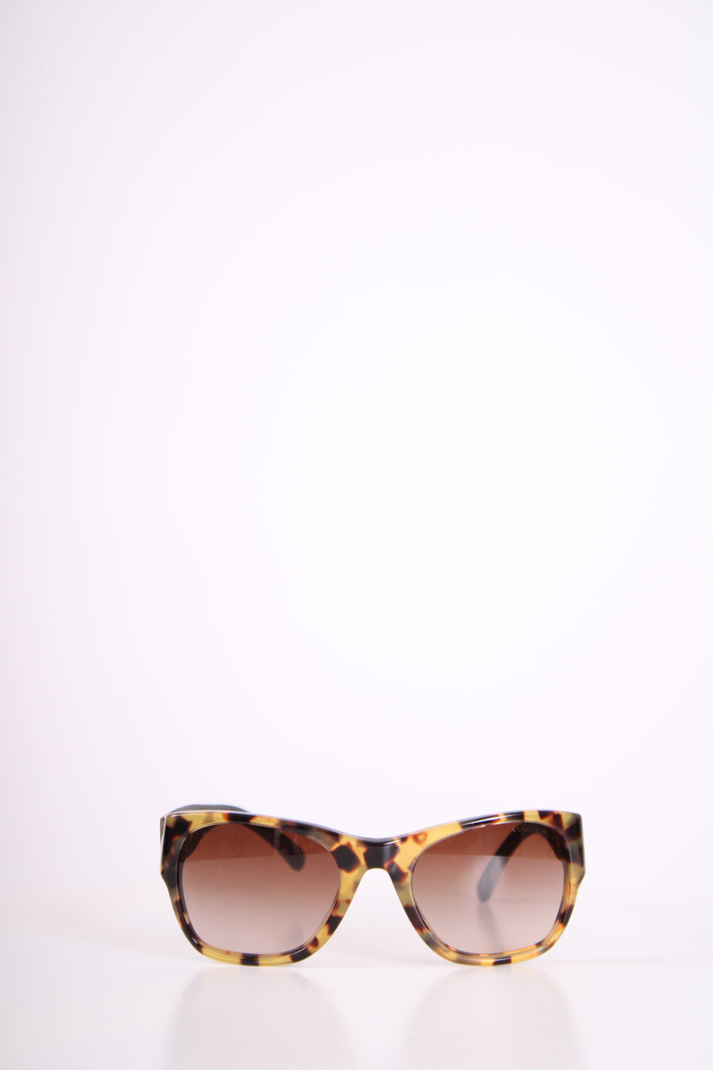 Chanel Denim Arm Sunglasses Tortoiseshell