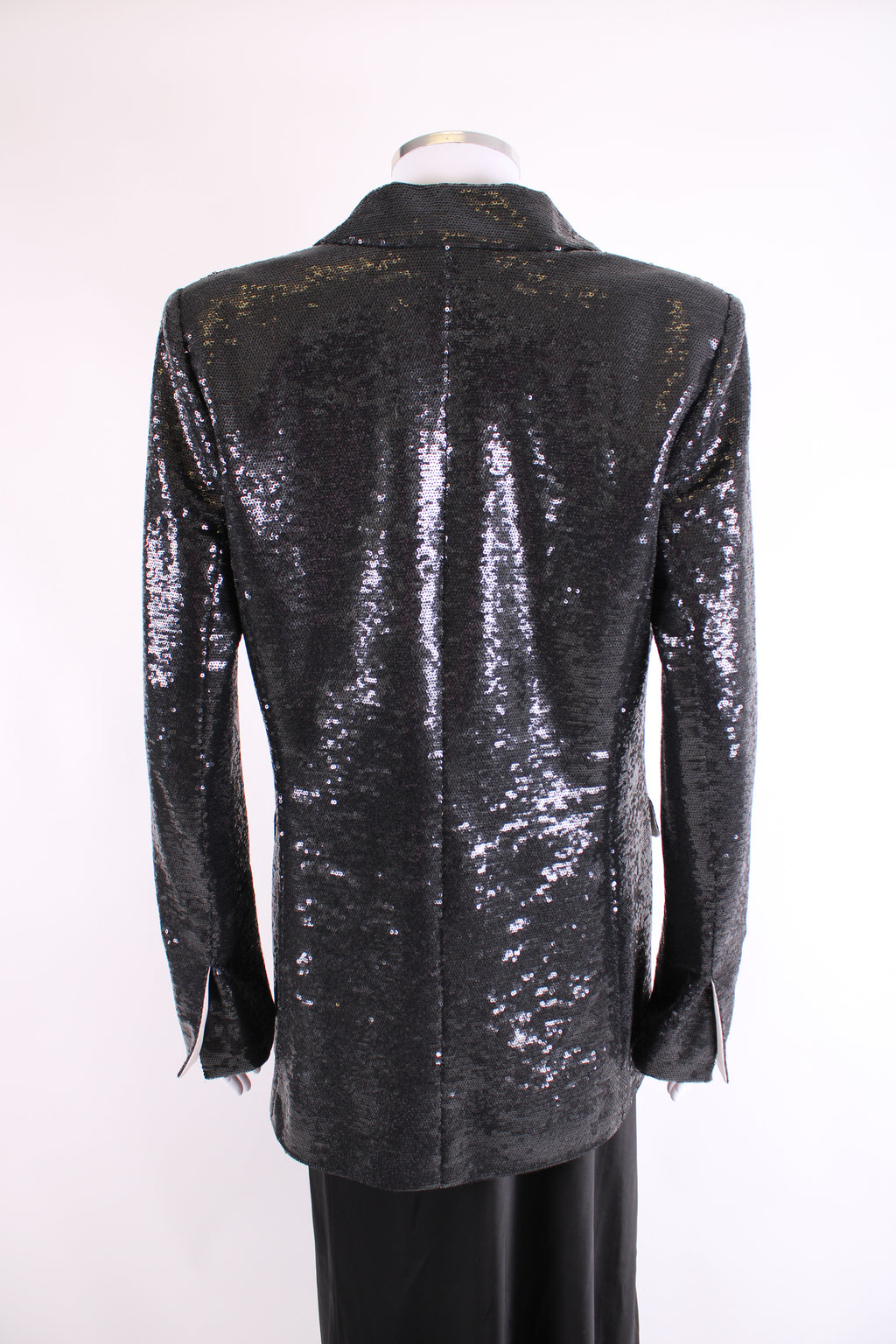 Black Chanel Sequin Jacket