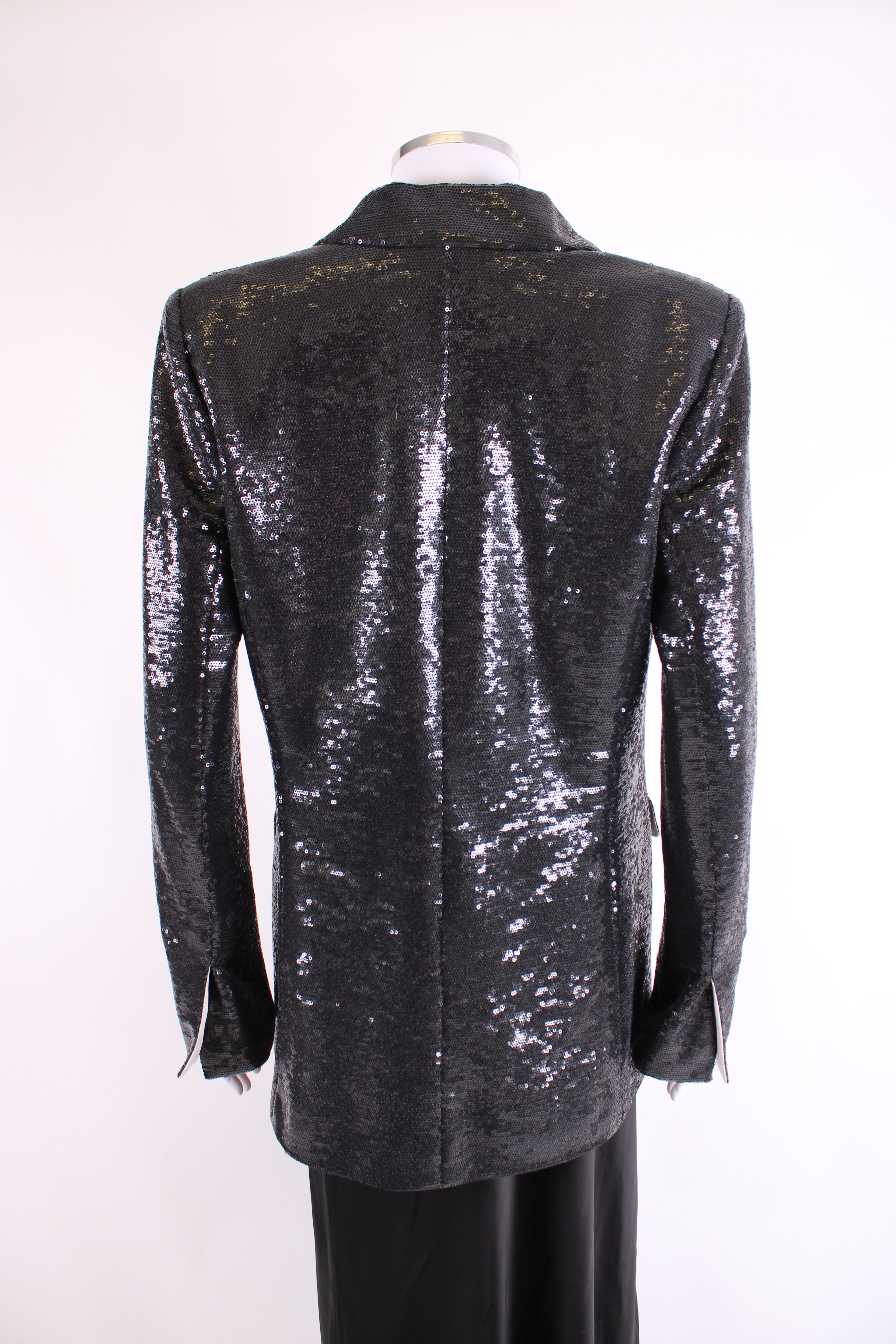 Black Chanel Sequin Jacket