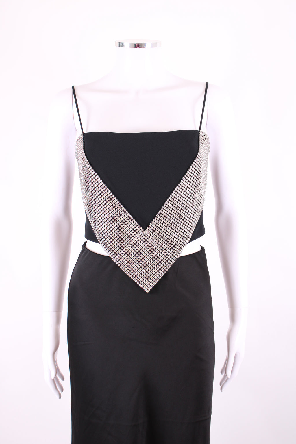 Black David Koma Crystal Embellished Top, 12
