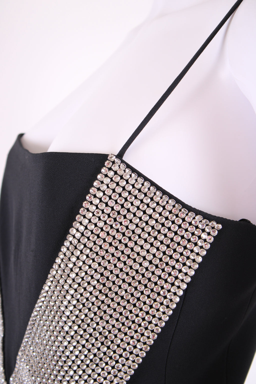 Black David Koma Crystal Embellished Top, 12