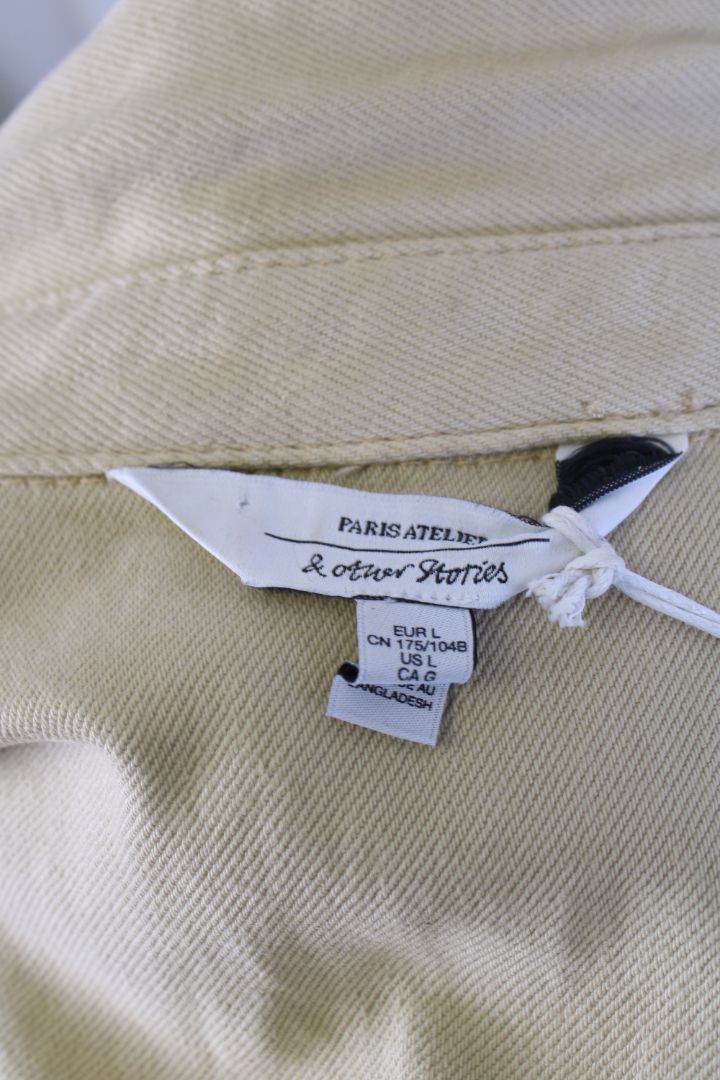 & Other Stories Shirt Buttercream L