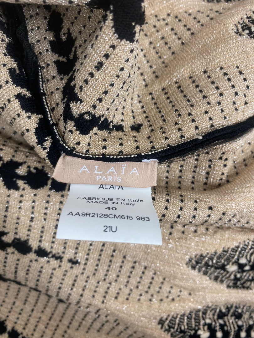 Alaia Dress Black/ Nude 12