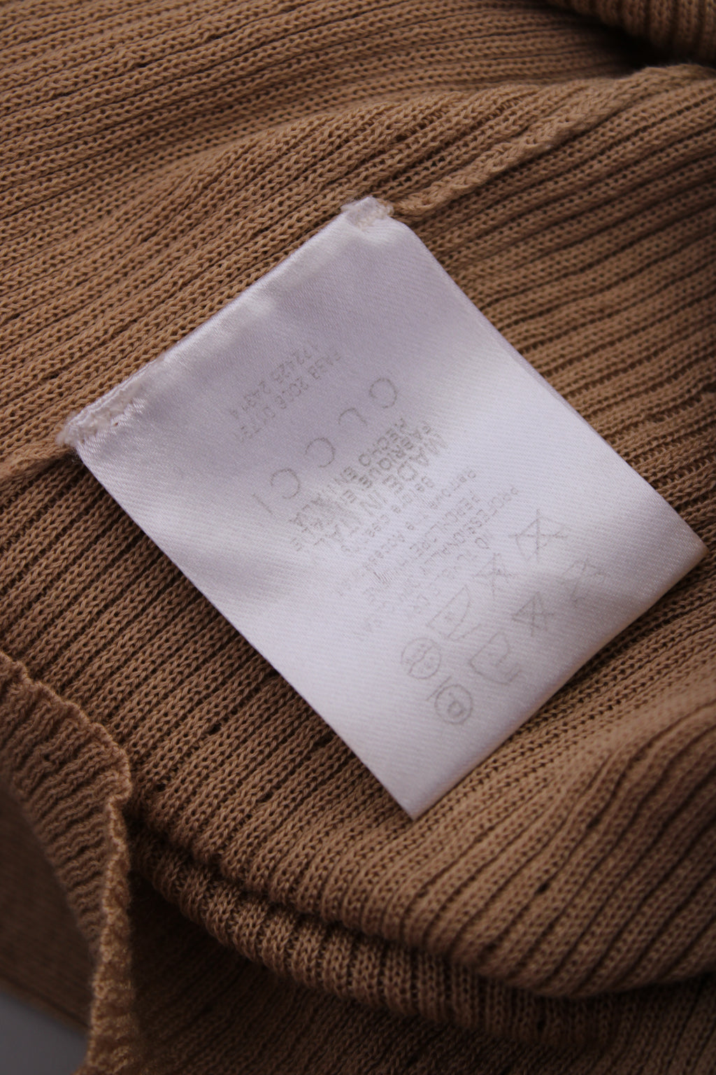 Gucci L/S Chain Neck Jumper Beige L