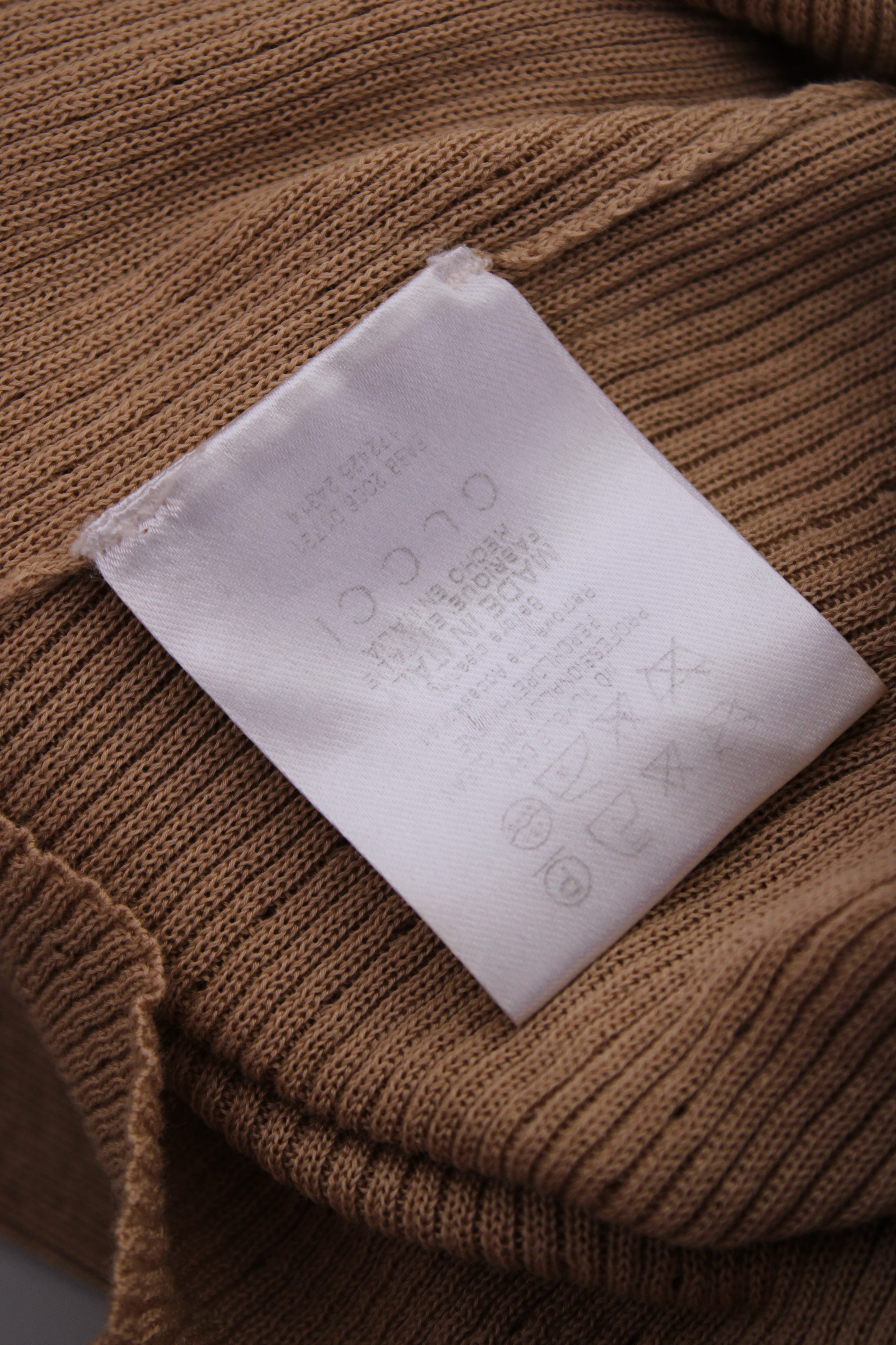 Gucci L/S Chain Neck Jumper Beige L