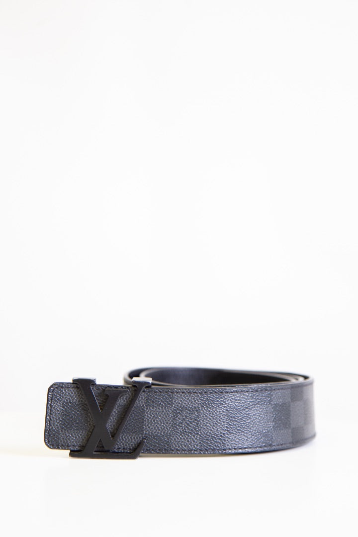 Louis Vuitton LV Buckle Belt Damier Graphite 36
