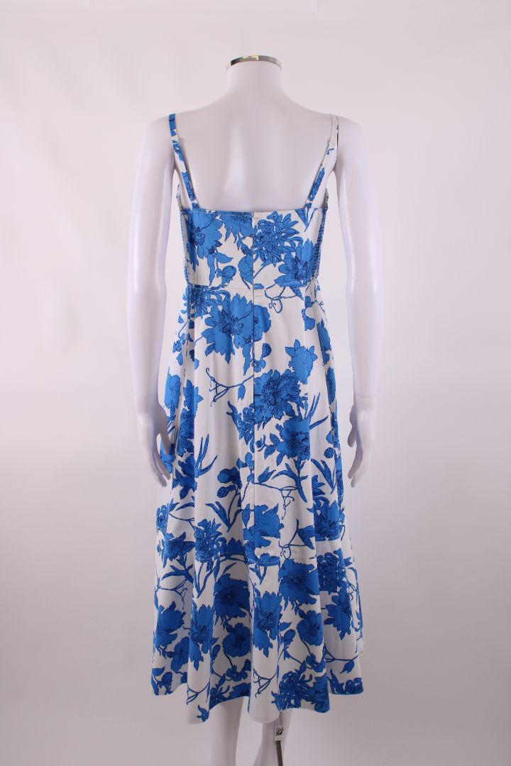 ME+EM Floral strappy long dress blue and white 12
