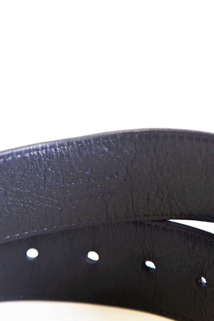 Louis Vuitton LV Buckle Belt Damier Graphite 36