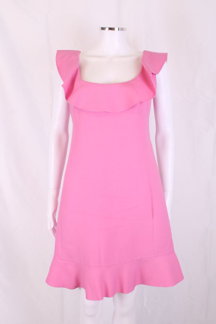 Valentino S/S Ruffle Top Dress Pink 10