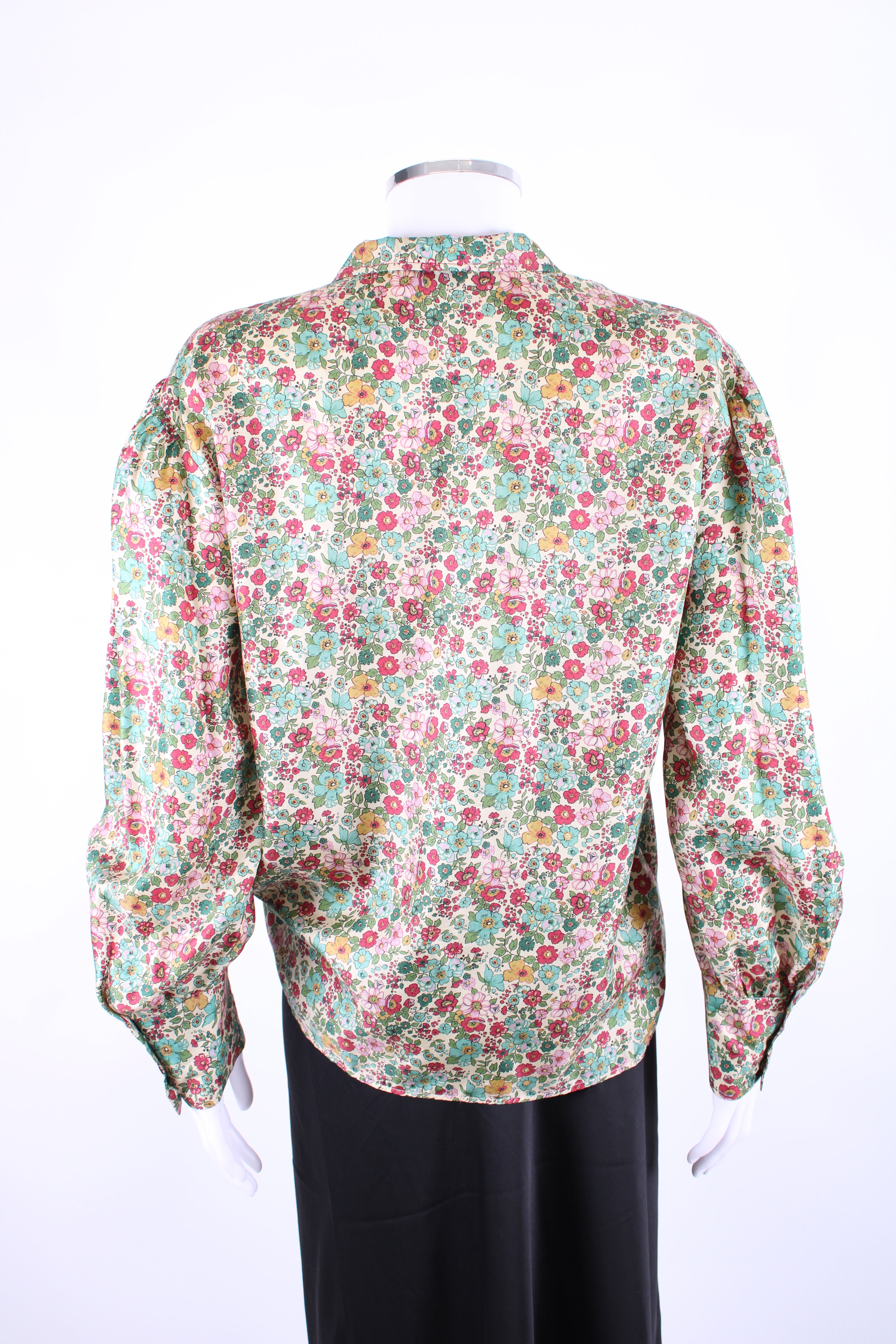 Sandro L/S Floral Shirt Beige S