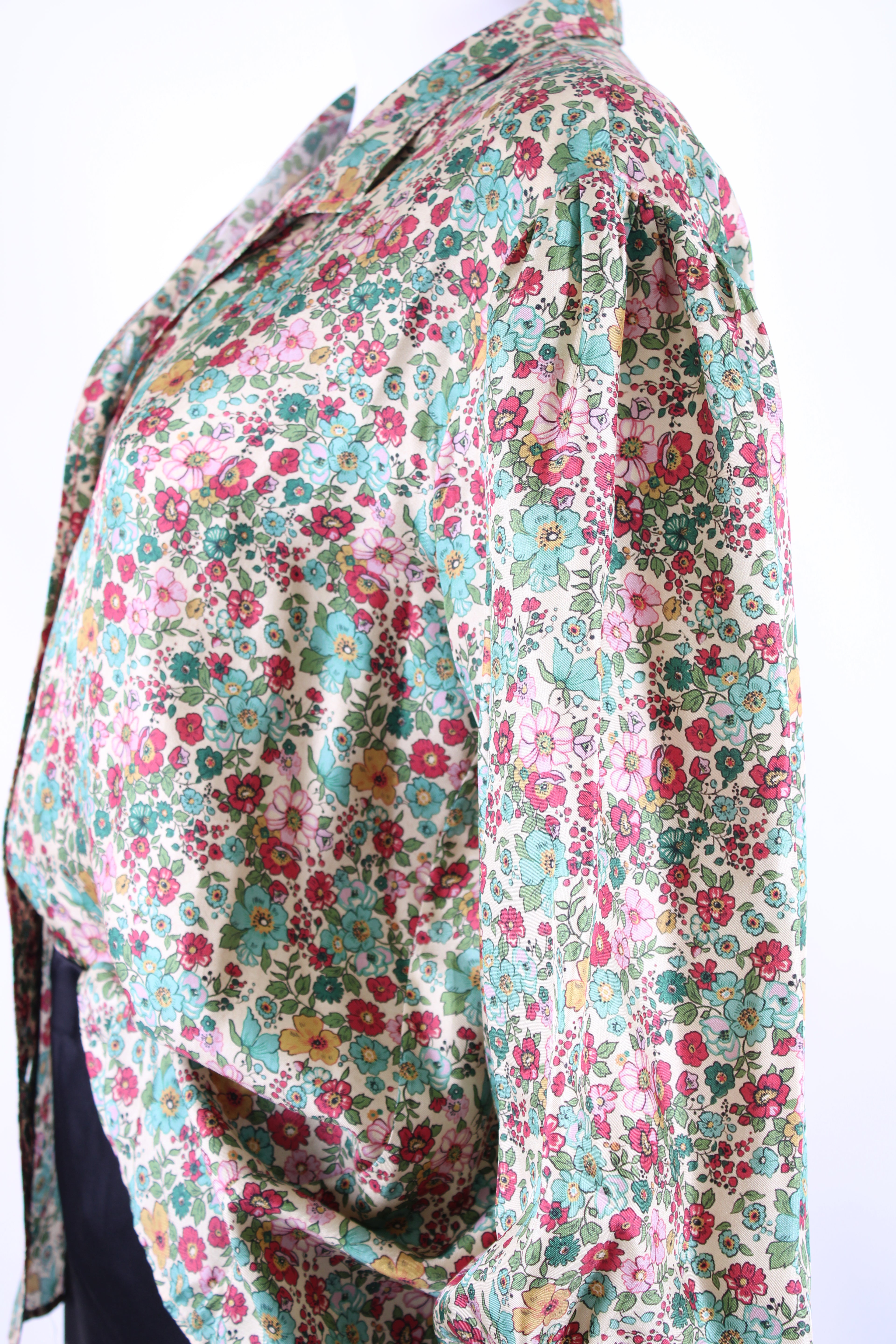 Sandro L/S Floral Shirt Beige S