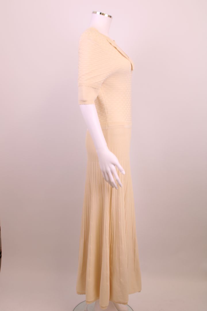 Temperley London S/S Knit Dress Cream M