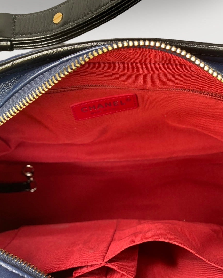 Navy/ Black Gabrielle Chanel Bag Large