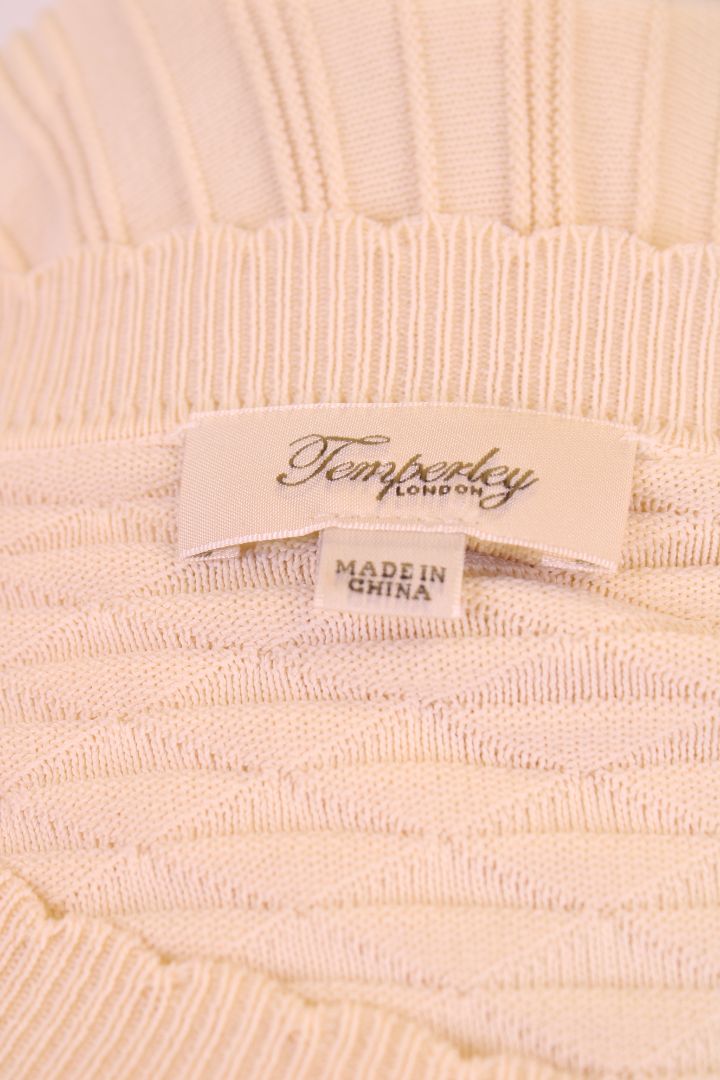 Temperley London S/S Knit Dress Cream M