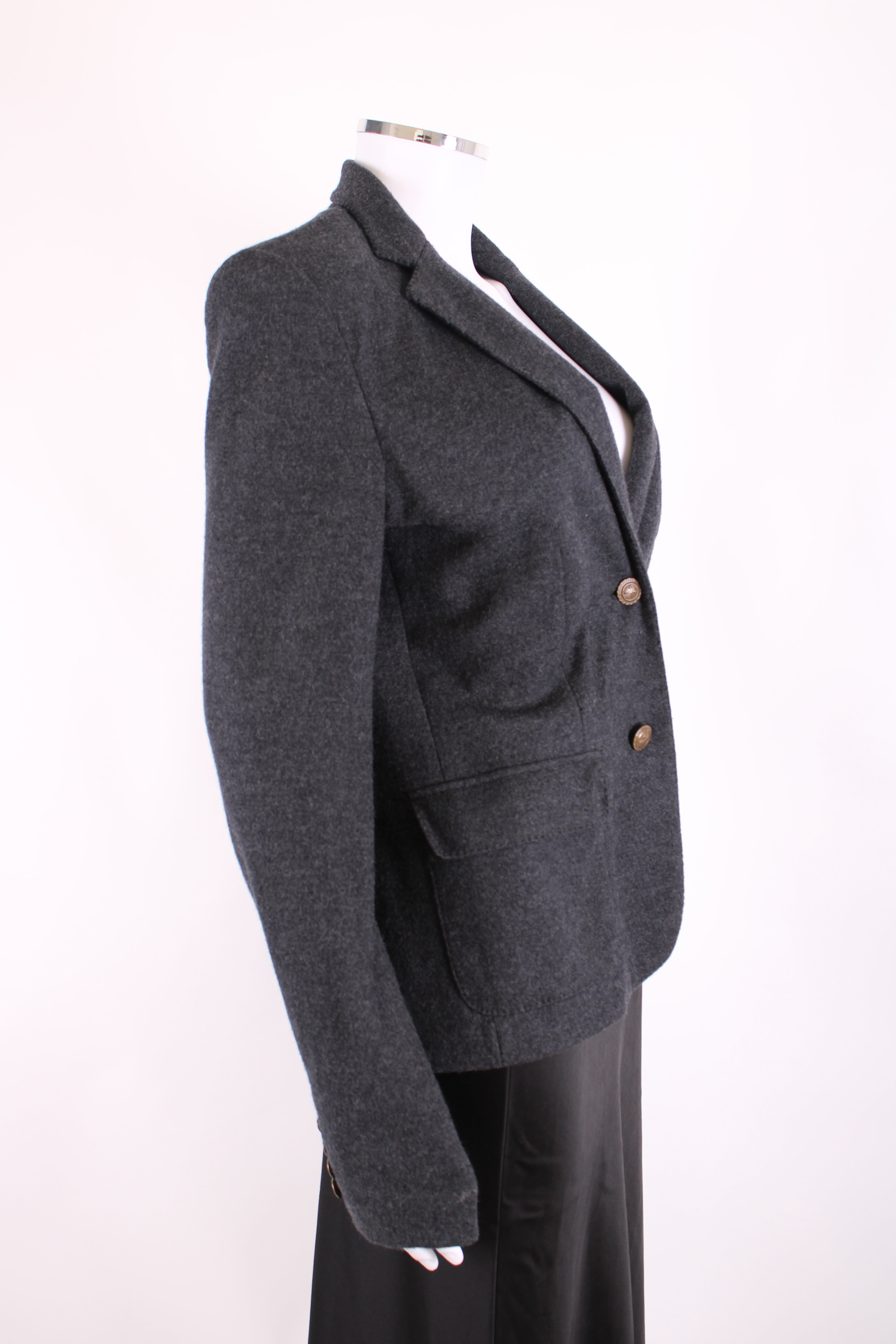 Ralph Lauren Crest Logo Blazer Grey 10