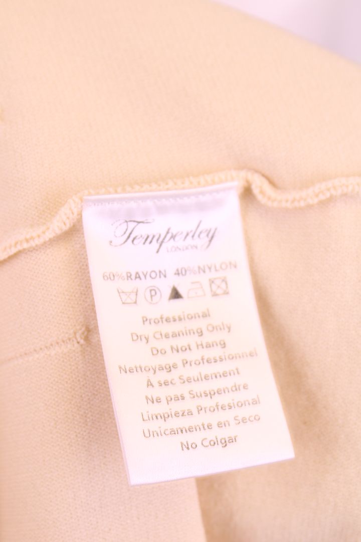 Temperley London S/S Knit Dress Cream M