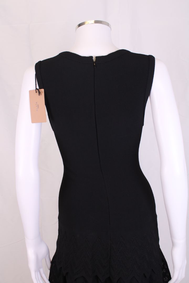 Alaia S/S Layered Dress Black 10