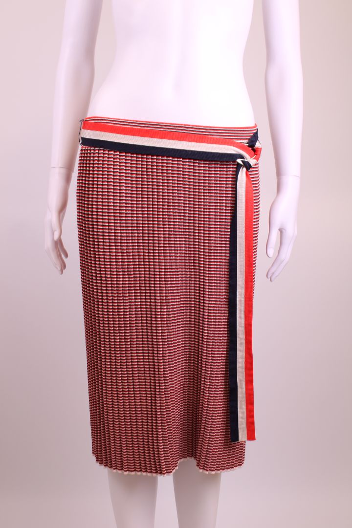 Victoria Beckham Skirt Red/ Blue/ White L