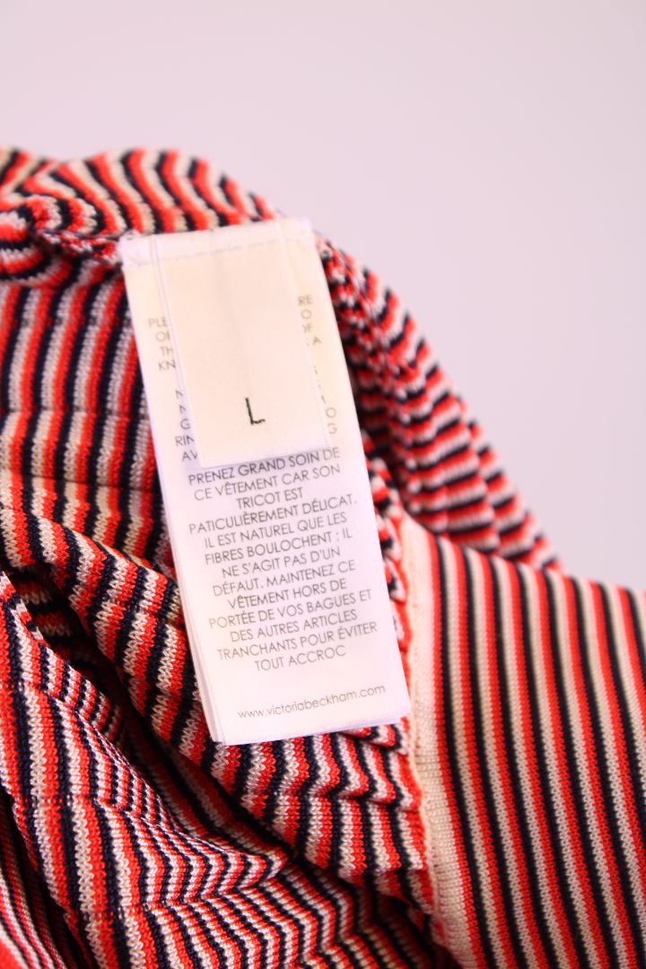 Victoria Beckham Skirt Red/ Blue/ White L