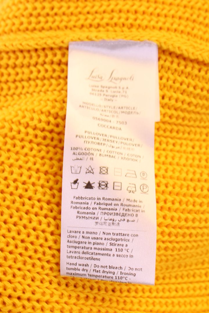 Luisa Spagnoli Jumper Yellow M