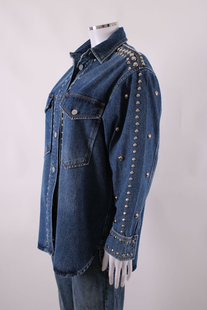 All Saints L/S Studded Jacket Denim S