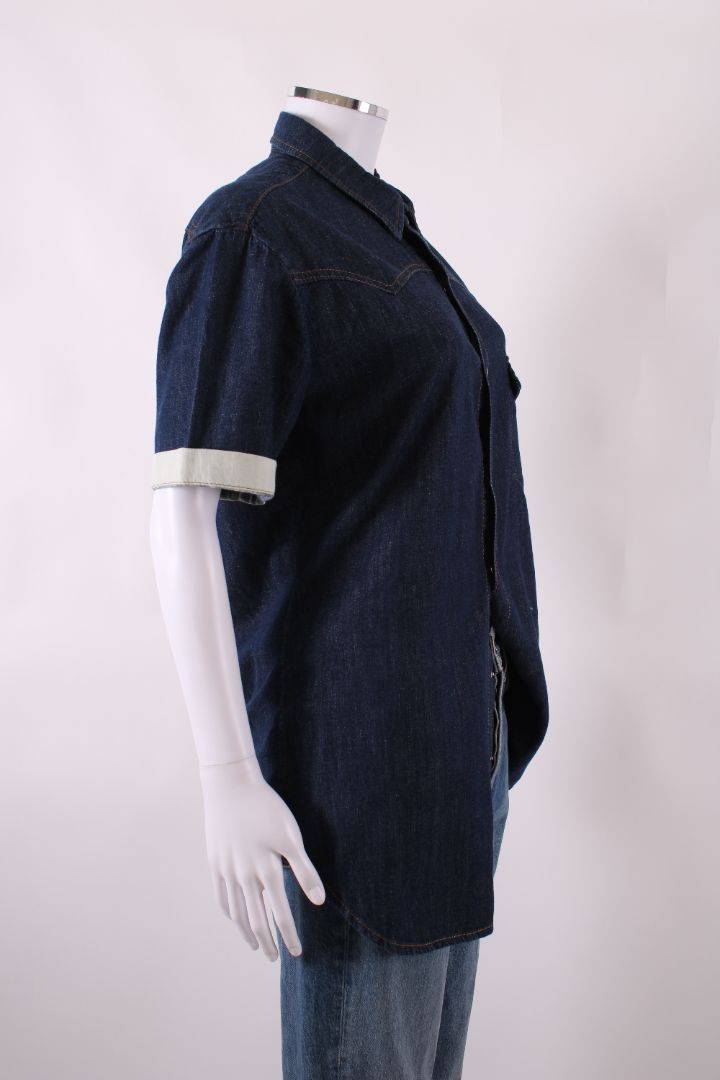 McQ Dress short sleeve Navy Denim S